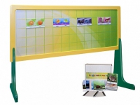 Двухстороннее магнитно-маркерное панно "Подбери пару" с комплектом тематических магнитов - «globural.ru» - Воркута