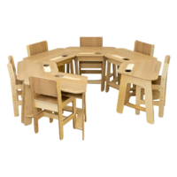 Комплект детских столов и стульев для детей с 3 до 7 лет (6 комплектов) - «globural.ru» - Воркута