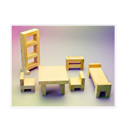 Игровой набор Фребеля "Мебель для кукольного домика" - «globural.ru» - Воркута