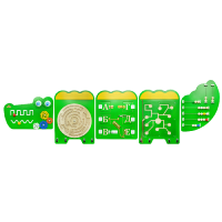 Тактильно-развивающая панель «Крокодил Дилли» - «globural.ru» - Воркута