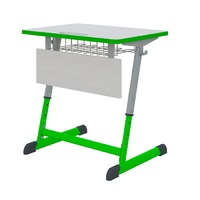 Парта Nomad одноместная с полиуретановой кромкой регулируемая по высоте  - «globural.ru» - Воркута
