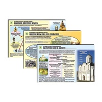 Комплект таблиц по истории раздаточных "История России с древних времен" (цвет., лам., 10 штук) - «globural.ru» - Воркута