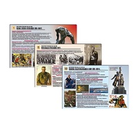 Комплект таблиц по истории раздаточных "История России XX - XXI вв." (цвет., лам., 12 штук) - «globural.ru» - Воркута