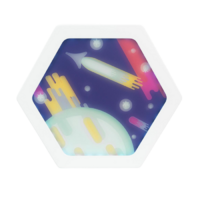 Декоративная тактильная панель с подсветкой - «Космос» - «globural.ru» - Воркута