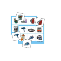 Лото "Бытовая техника" (4 планшета, 24 карточки, цветное, ламинированное) - «globural.ru» - Воркута