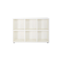 Стеллаж открытый 6 секций белый - «globural.ru» - Воркута