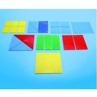 Набор пластин для представления дробей в виде квадратов - «globural.ru» - Воркута