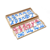 Большой подвижный деревянный алфавит - прописные наклонные буквы - «globural.ru» - Воркута