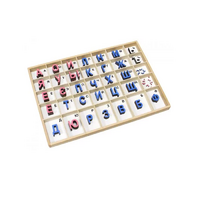 Малый подвижный деревянный алфавит-печатные буквы - «globural.ru» - Воркута