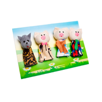 Набор пальчиковых кукол к сказке "Три поросенка" - «globural.ru» - Воркута