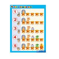 Комплект таблиц. Математика 3-4 года. "Считалочка". - «globural.ru» - Воркута