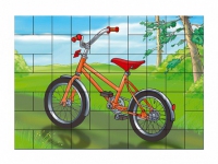 Магниты-пазлы "Велосипед" - «globural.ru» - Воркута