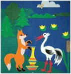 Игра-театр для слабовидящих детей по сказке «Лиса и журавль» - «globural.ru» - Воркута