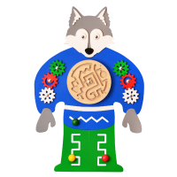 Бизиборд «Волчок- Серый Бочок» - «globural.ru» - Воркута