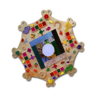 Тактильный диск с декоративными элементами (вариант 1) - «globural.ru» - Воркута