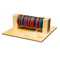 Тактильно-развивающая панель «Цветные круги» (вариант 2) - «globural.ru» - Воркута