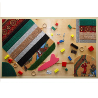 Тактильная панель с декоративными элементами «Материалы» - «globural.ru» - Воркута