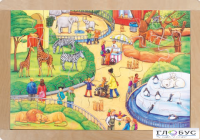 Развивающий пазл "Зоопарк" - «globural.ru» - Воркута