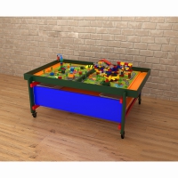 STEAM Многофункциональный стол Весёлые пчёлки оранжевый - «globural.ru» - Воркута