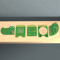 Бизиборд "Крокодил Гена" - «globural.ru» - Воркута