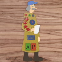 Бизиборд "Почтальон Печкин" - «globural.ru» - Воркута