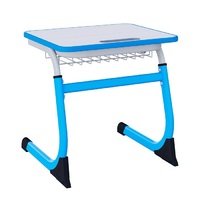 Парта одноместная Smarty с полиуретановой кромкой регулируемая по высоте - «globural.ru» - Воркута