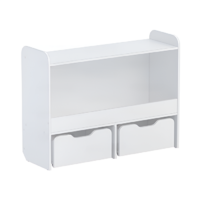 Стеллаж для игрушек и пособий "Росток 1" (белый) - «globural.ru» - Воркута