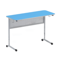Стол ученический передняя панель (перфорация), регулируемый, гр.р. 5-7  - «globural.ru» - Воркута