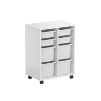 Тумба мобильная для пособий (белый) - «globural.ru» - Воркута