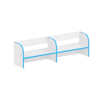 Надстройка к столу открытая (белый/синий) - «globural.ru» - Воркута