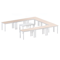 Композиция из столов каркасных составных - «globural.ru» - Воркута