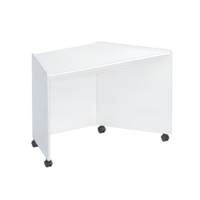 Стол-трапеция корпусной (белый) - «globural.ru» - Воркута