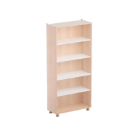 Шкаф-стеллаж (бук/белый) - «globural.ru» - Воркута