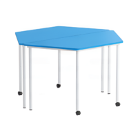 Комплект столов - трапеция (нерегулируемый) на 2 -х колесах - «globural.ru» - Воркута