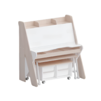 Набор мебели «Конструкторское бюро» (дуб молочный/белый) - «globural.ru» - Воркута