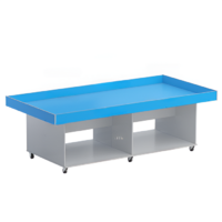 Стол для робототехники с полками (серый/синий) - «globural.ru» - Воркута