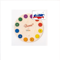 Палитра. Основа круглая с цветными фишками - «globural.ru» - Воркута