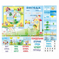 Стенд "Погода" с карманами для вставок - «globural.ru» - Воркута