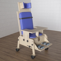 Стул для ребенка с ОВЗ «Новые горизонты» №3 со столешницей синий - «globural.ru» - Воркута