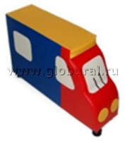 Напольная мягкая игрушка "Грузовик" каталка - «globural.ru» - Воркута