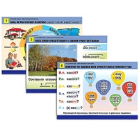 Комплект таблиц для начальной школы "Русский язык. Имя прилагательное" - «globural.ru» - Воркута