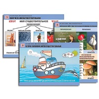 Комплект таблиц для начальной школы "Русский язык. Имя существительное" - «globural.ru» - Воркута