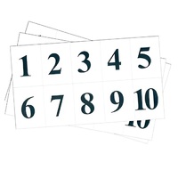 Набор цифр от 1 до 10 (для начальной школы) - «globural.ru» - Воркута