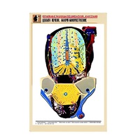 Рельефная таблица "Долька печени. Макро-микростроение" (формат А1, матовое ламинир.) - «globural.ru» - Воркута