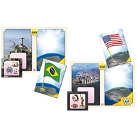 Настольно-печатная игра "Флаги стран мира 2. Азия, Африка, Австралия, Америка" - «globural.ru» - Воркута