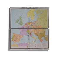 Учебная карта "Европа с 1815 - 1849 г.г." 1180*1070 мм (матовое, 2-стороннее лам.) - «globural.ru» - Воркута