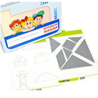 Игровой набор "Танграм" (с комплектом карточек) - «globural.ru» - Воркута