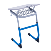 Парта одноместная регулируемая по высоте с углом наклона столешницы - «globural.ru» - Воркута