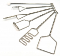 Комплект "Постановочные зонды с витыми ручками с колечком" (мини 6 штук)  - «globural.ru» - Воркута