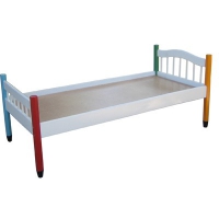 Кровать детская "Карандаш" 1400х600х600 ЛДСП настил ДВП  - «globural.ru» - Воркута